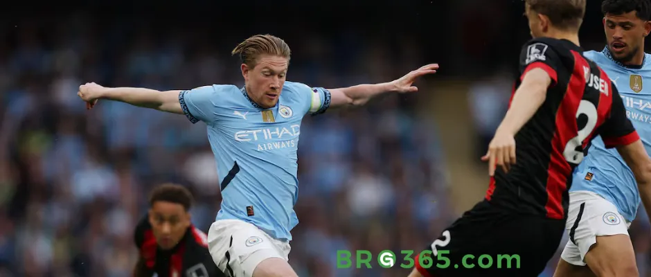 Man City Secure 3-1 Win Over Bournemouth as De Bruyne Ends Etihad Era