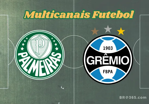 Multicanais Futebol: Onde assistir Palmeiras x Grêmio Sub‑17 ao vivo hoje (1º)