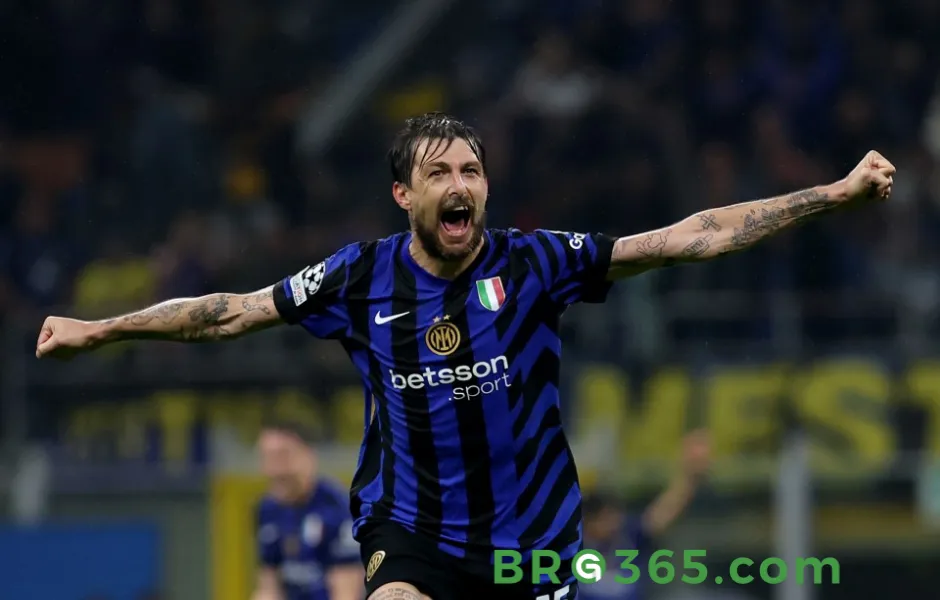Francesco Acerbi was Inter Milan's last-gasp hero against Barcelona