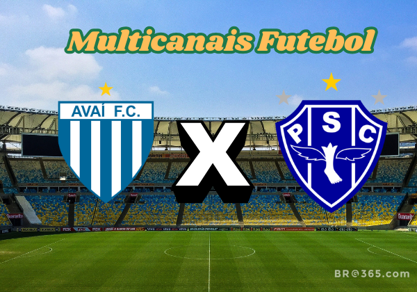 Multicanais Futebol: Onde assistir Avaí x Paysandu ao vivo hoje (05)