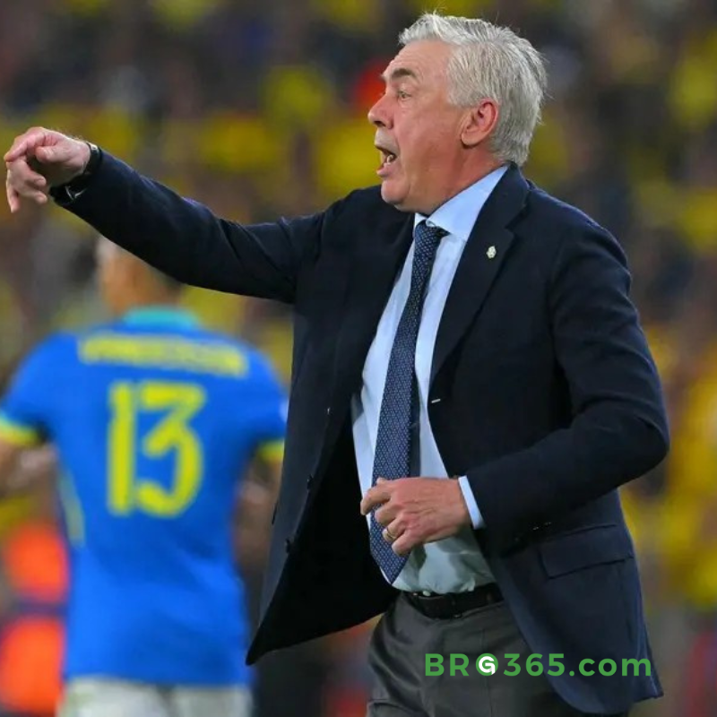 Ancelotti se diz satisfeito com empate da Seleção com o Equador