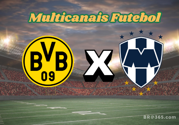 Multicanais Futebol: Onde assistir Borussia Dortmund x Monterrey ao vivo hoje (1º)