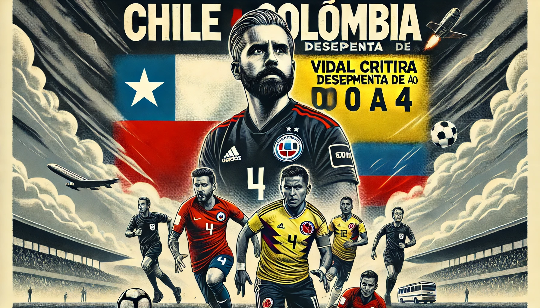 Chile × Colombia: Vidal Explodes in Criticism After 0-4 Defeat!